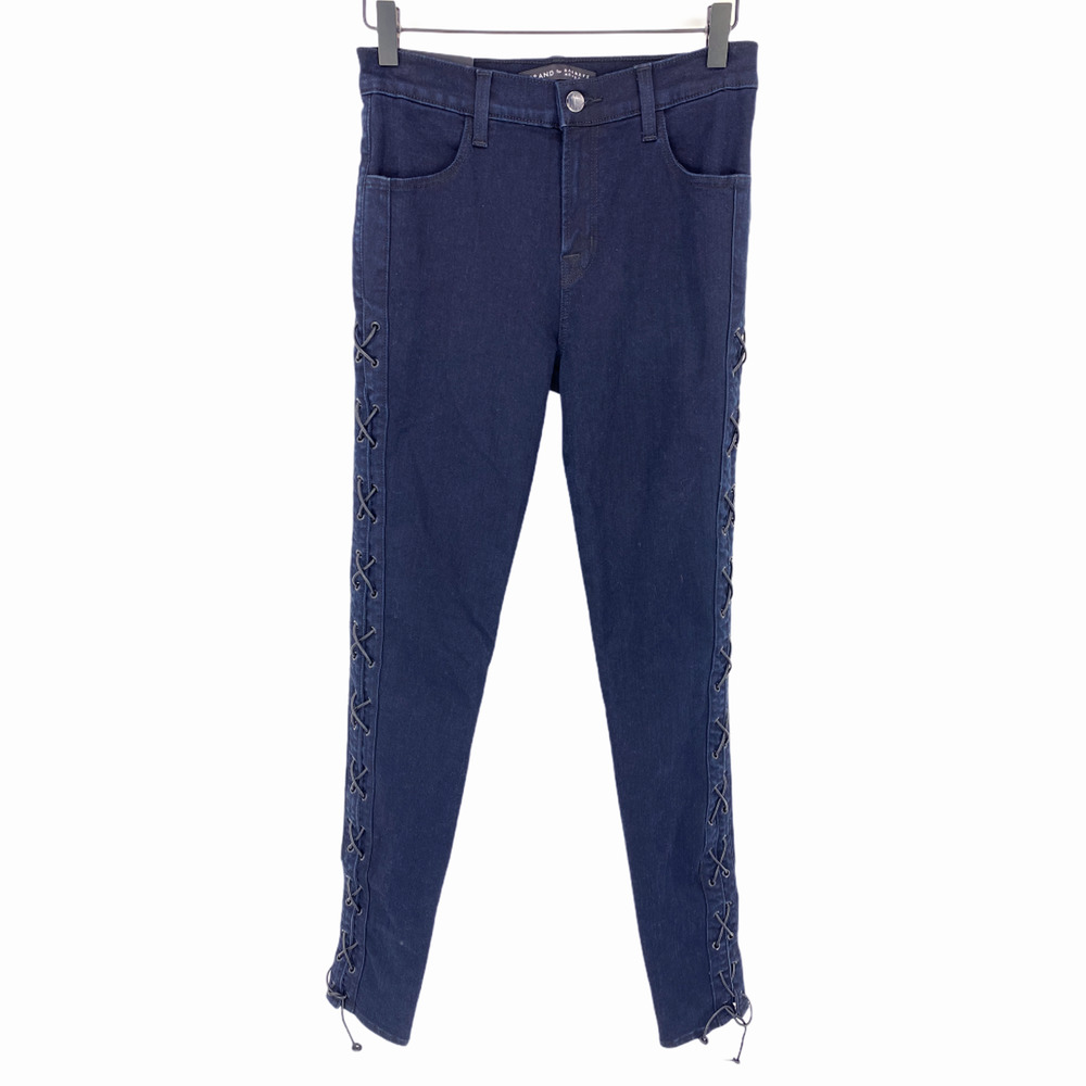 J Brand Jeans Barneys NY Maria Bluebird Side Lace - Picture 5 of 11